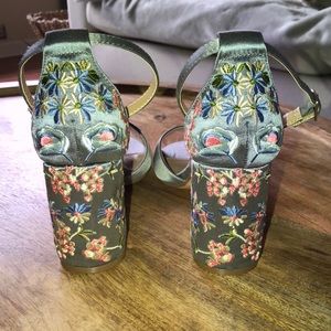 Steve Madden Embroidered Heels